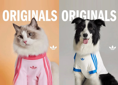 adidas阿迪达斯跨界宠物服饰新赛道